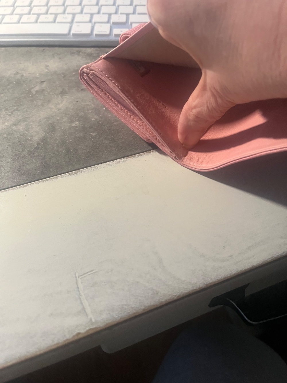 Chanel Light Pink Compact Wallet - Picture 7 of 8